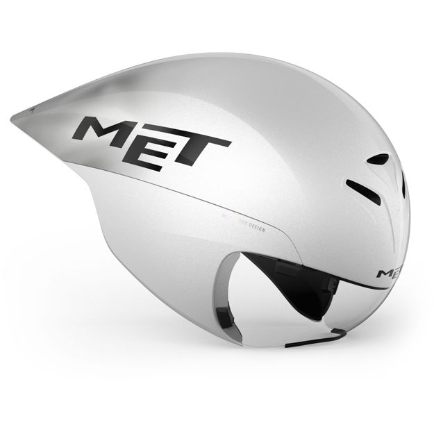 Picture of MET DRONE WIDE BODY II CE WHITE METALLIC | GLOSSY